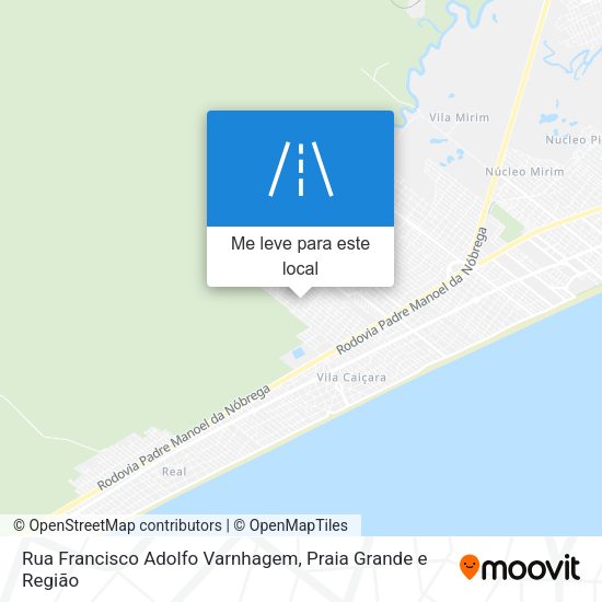 Rua Francisco Adolfo Varnhagem mapa