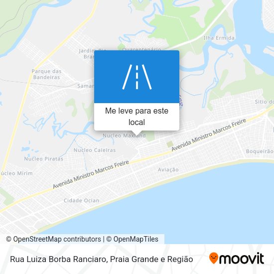 Rua Luiza Borba Ranciaro mapa