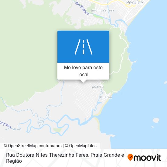Rua Doutora  Nites Therezinha Feres mapa