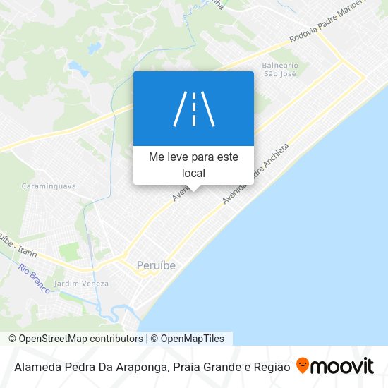 Alameda Pedra Da Araponga mapa