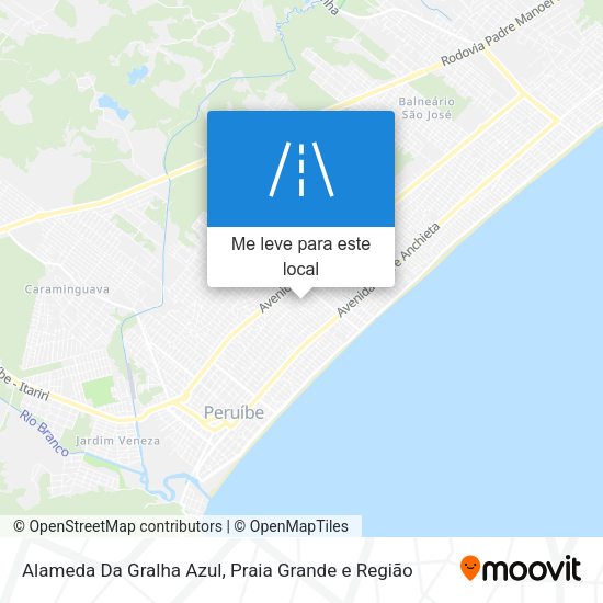 Alameda Da Gralha Azul mapa