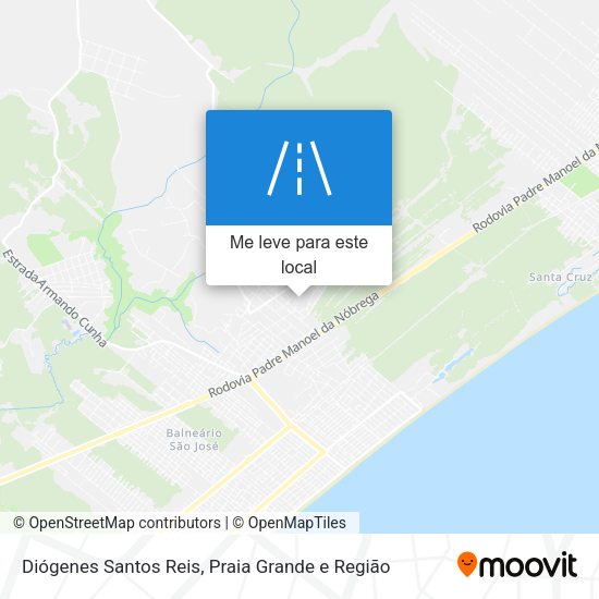 Diógenes Santos Reis mapa