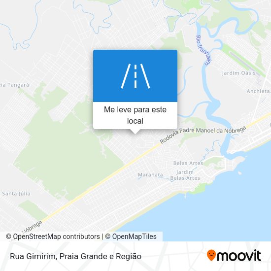 Rua Gimirim mapa