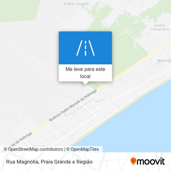 Rua Magnólia mapa