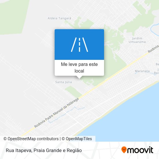 Rua Itapeva mapa