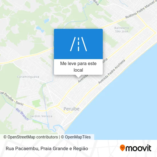 Rua Pacaembu mapa