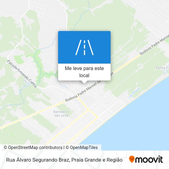 Rua Álvaro Segurando Braz mapa