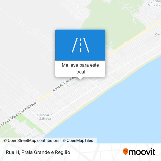 Rua H mapa