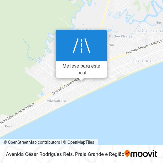 Avenida César Rodrigues Reis mapa