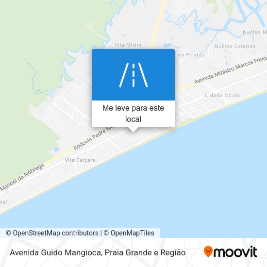 Avenida Guido Mangioca mapa