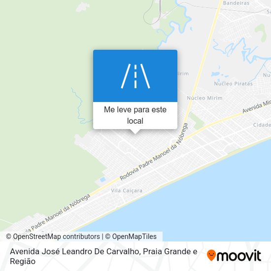 Avenida José Leandro De Carvalho mapa