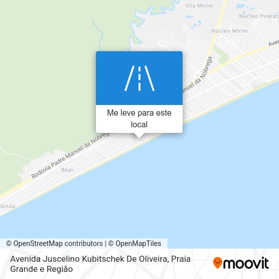 Avenida Juscelino Kubitschek De Oliveira mapa