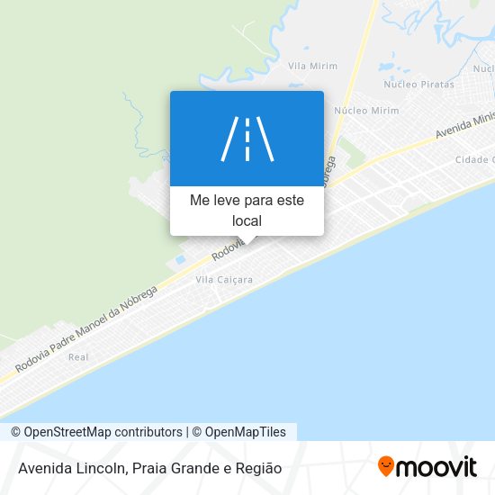 Avenida Lincoln mapa