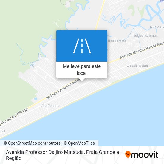 Avenida Professor Daijiro Matsuda mapa