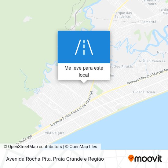 Avenida Rocha Pita mapa