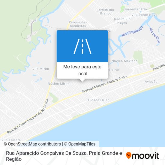 Rua Aparecido Gonçalves De Souza mapa