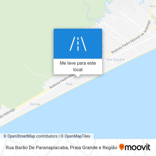 Rua Barão De Paranapiacaba mapa