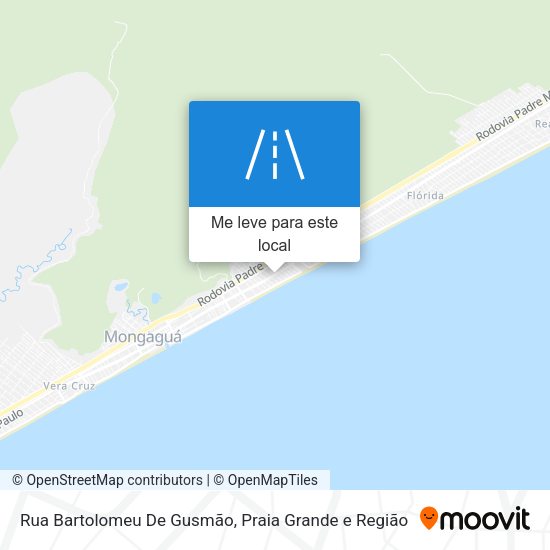 Rua Bartolomeu De Gusmão mapa