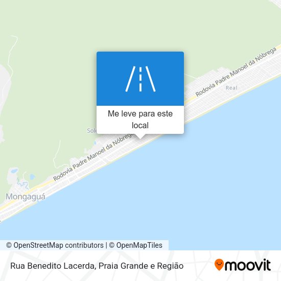 Rua Benedito Lacerda mapa