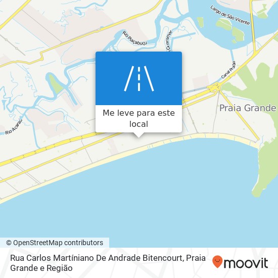 Rua Carlos Martíniano De Andrade Bitencourt mapa