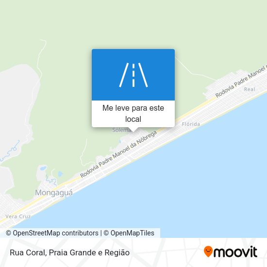 Rua Coral mapa