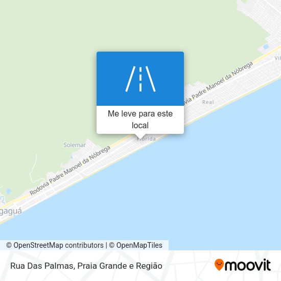 Rua Das Palmas mapa