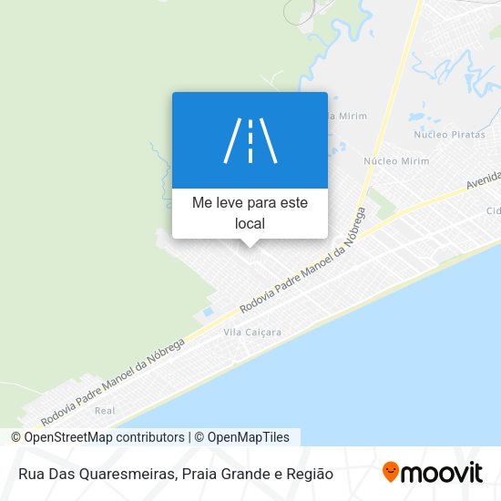 Rua Das Quaresmeiras mapa