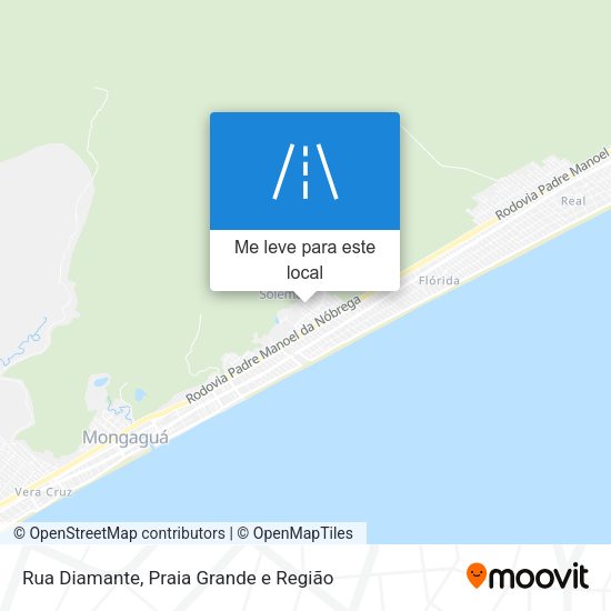 Rua Diamante mapa