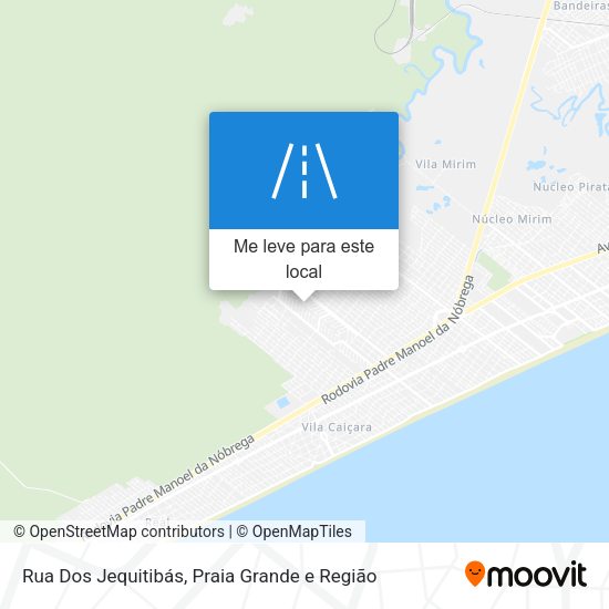 Rua Dos Jequitibás mapa