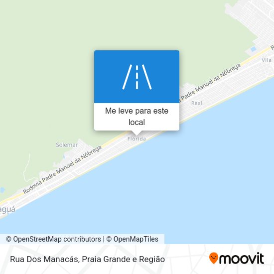 Rua Dos Manacás mapa