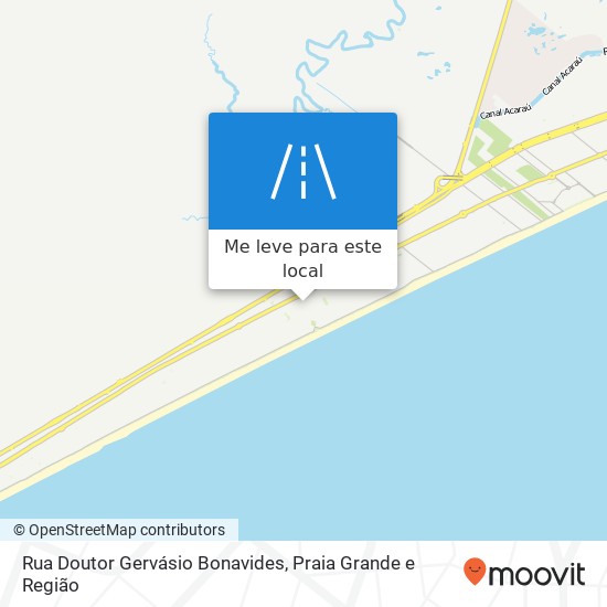 Rua Doutor Gervásio Bonavides mapa