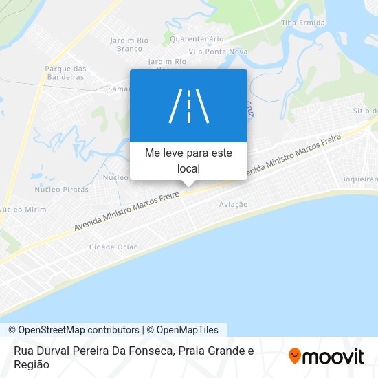 Rua Durval Pereira Da Fonseca mapa