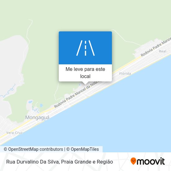 Rua Durvalino Da Silva mapa