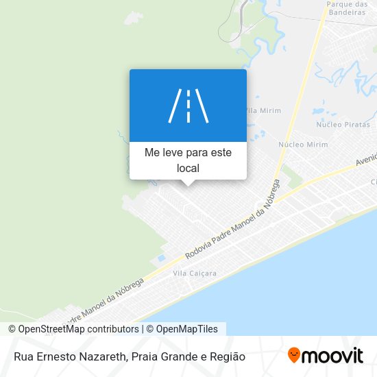 Rua Ernesto Nazareth mapa