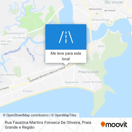 Rua Faustina Martins Fonseca De Oliveira mapa