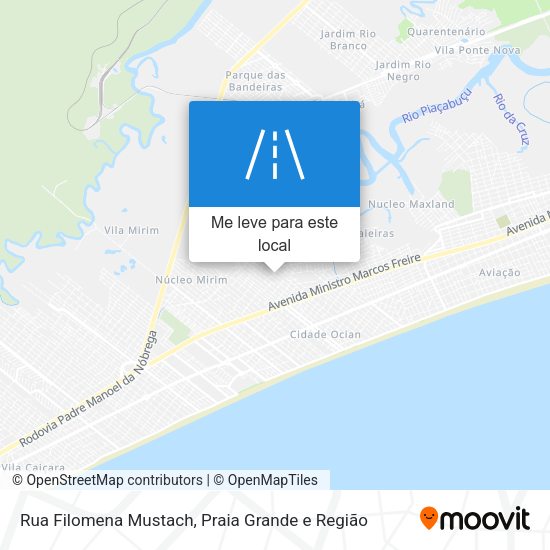 Rua Filomena Mustach mapa