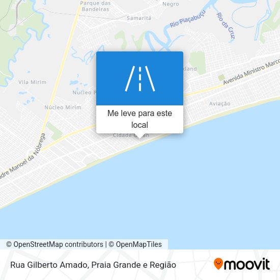 Rua Gilberto Amado mapa