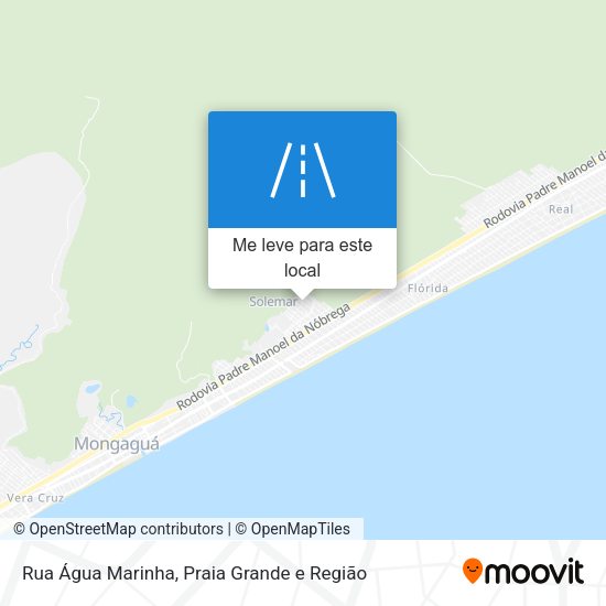 Rua Água Marinha mapa