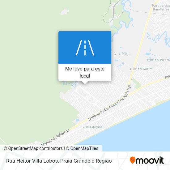 Rua Heitor Villa Lobos mapa