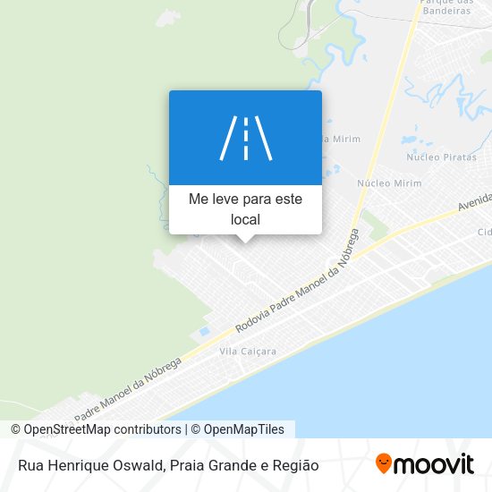 Rua Henrique Oswald mapa