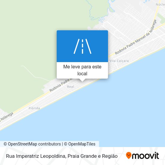 Rua Imperatriz Leopoldina mapa