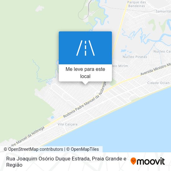 Rua Joaquim Osório Duque Estrada mapa