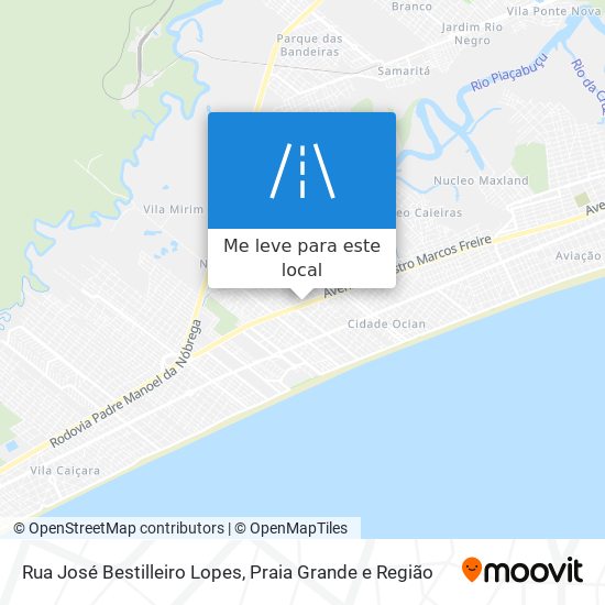 Rua José Bestilleiro Lopes mapa