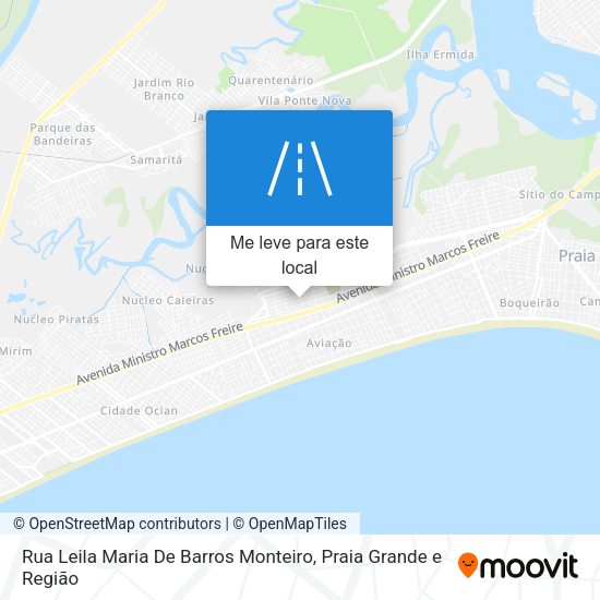 Rua Leila Maria De Barros Monteiro mapa