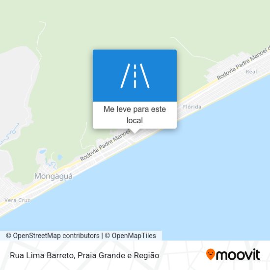 Rua Lima Barreto mapa