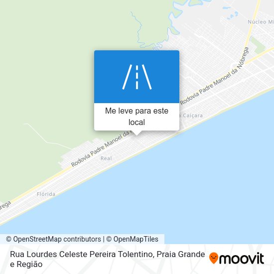 Rua Lourdes Celeste Pereira Tolentino mapa