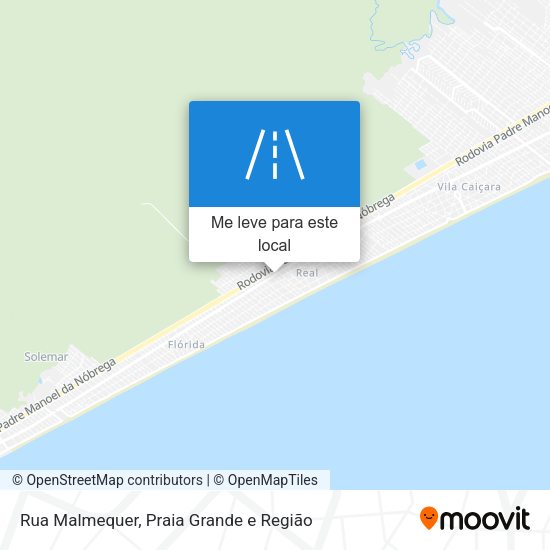 Rua Malmequer mapa