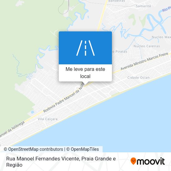 Rua Manoel Fernandes Vicente mapa