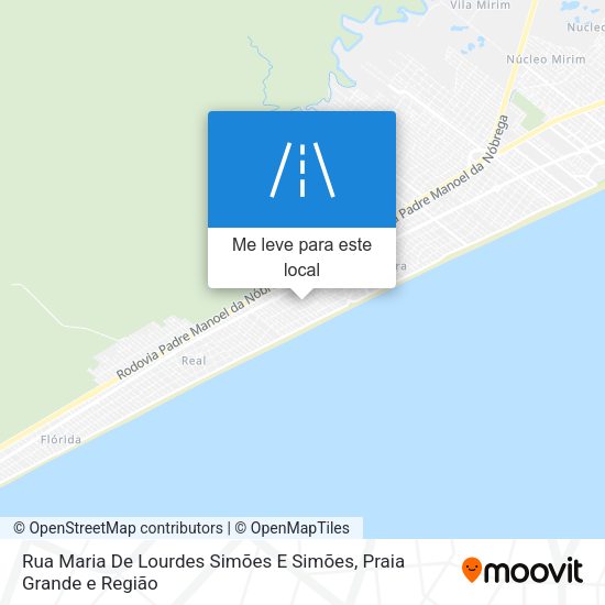 Rua Maria De Lourdes Simões E Simões mapa