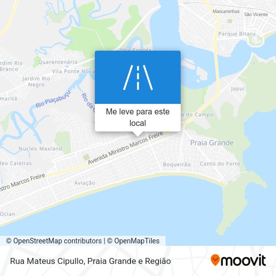 Rua Mateus Cipullo mapa